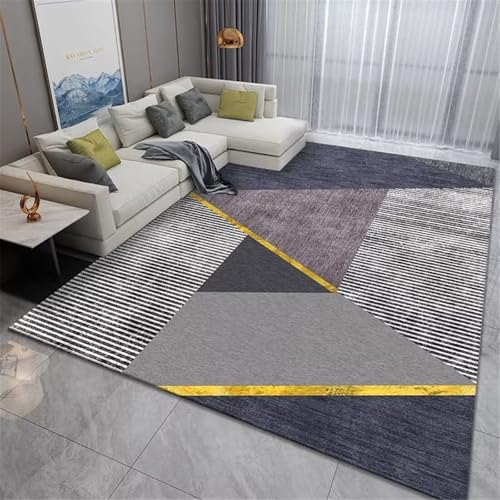 SUNYRDSM Teppich Mädchen Teenager waschbare Gross Helle minimalistische Linien für Terrasse Wohnzimmer & Küche 170X240CM von SUNYRDSM