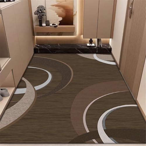 SUNYRDSM Teppich Schreibtischstuhl pflegeleicht Schlichtes Kreis-Muster-Design for Living Room Carpet 140X200CM von SUNYRDSM