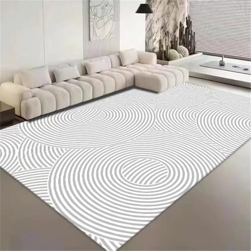 SUNYRDSM Teppich Wohnzimmer Kurzflor Kurzflor 70X140CM Abstraktes Wohnzimmer Schlichtes Design Sitzecke schallabsorbierend und feuchtigkeitsbeständig von SUNYRDSM