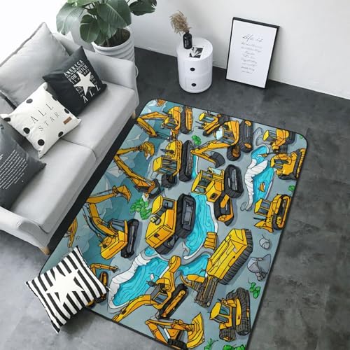 Chinesischer Drache-Tier-Bedruckter Teppich für Schlafzimmer, Küche, Flur, Esszimmer Waschbarer Teppich Home Wetterfest Dekor Teppich von SUNYUHUI