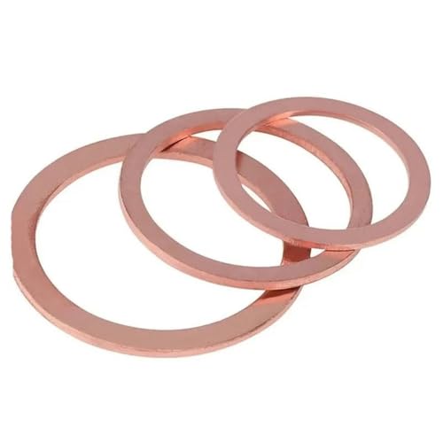 Kupferscheibe für Ölwannenschraube M5 M6 M8 M10 M12 M14 M16 M18 M20 M22 M24 M27 M30-M60 Dichtungsscheibe Flachdichtungsring-M60X68X2mm 1St Kupferscheibe für Ölwannenschraube M5 M6 M8 M10 M12 M14 M16 M18 M20 M22 M24 M27 M30-M60 Dichtungsscheibe Flachdichtungsring-M60X68X2mm 1St von SUOCMG