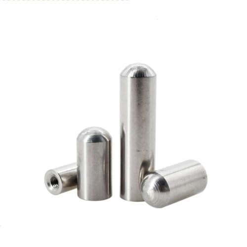 M3 M4 M5 M6 Dübel Innengewinde Schraubenmutter 304 Edelstahl Einzelrundkopf Zylinderstift Positionierungsstift Hardware-Befestigungselement-M4X16 (10 Stück) von SUOCMG