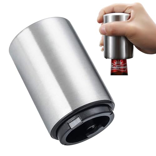 Flaschenöffner, Magnet-Bierflaschenöffner, magnetisch, automatischer Edelstahl-Bierflaschenöffner, Bier-Cola-Soda-Deckelöffner, Küchenhelfer, Zubehör, Weihnachtsgeschenke für Männer von SUOXU