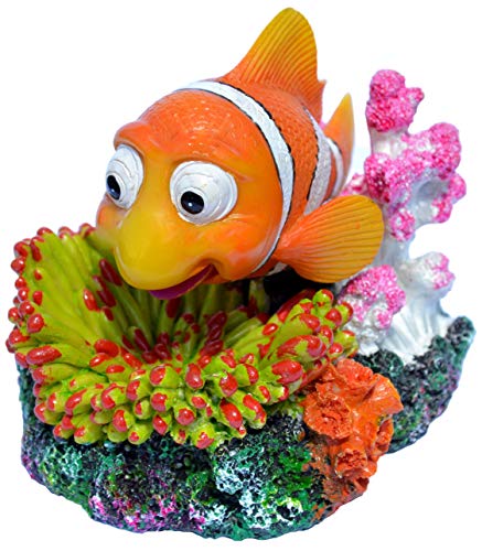 Supa Luftbetriebener Clownfisch Aquarium/Aquarium-Ornament, realistische Details, ca. 12,0 cm (L) x 9,0 cm (B) x 9,5 cm (H) Supa Luftbetriebener Clownfisch Aquarium/Aquarium-Ornament, realistische Details, ca. 12,0 cm (L) x 9,0 cm (B) x 9,5 cm (H) von SUPA