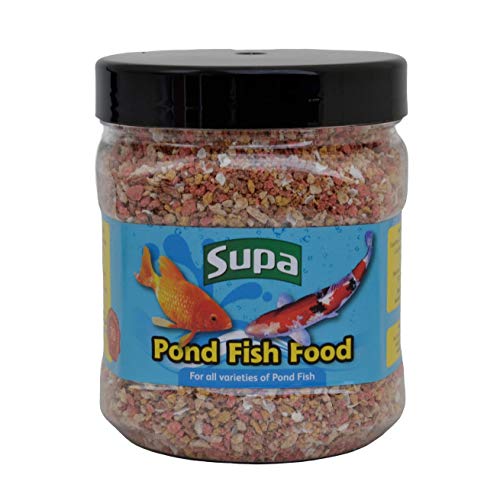 Supa Teichfischfutter, 475 g, 1 Stück | Traditionelles Kaltwasser-Teichfischfutter mit einer ernährungsphysiologisch ausgewogenen Ernährung, von SUPA