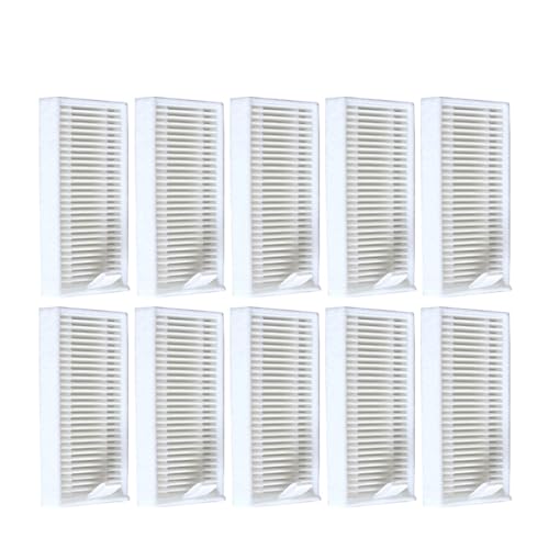 5 Stück/10 Stück effektive Reinigungseinheit 100 x 50 x 14 mm HEPA-Filter kompatibel mit Proscenic Pro-Koko Smart 680t Staubsaugerteilen (Farbe: 10 Stück) von SUPENG