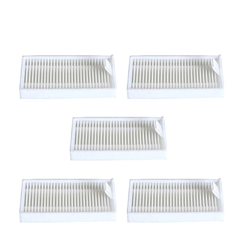 5 Stück/10 Stück effektive Reinigungseinheit 100 x 50 x 14 mm HEPA-Filter kompatibel mit Proscenic Pro-Koko Smart 680t Staubsaugerteilen (Farbe: 5 Stück) von SUPENG