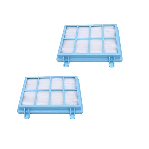 HEPA-Filter kompatibel mit Philips Power Pro Compact FC9331/09 FC9332/09 FC8010/01 Staubsaugerteile Schaumstofffilter (Farbe: 2 Filter) von SUPENG