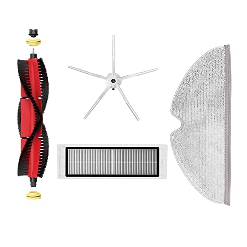 Kompatibel mit Xiaomi Roborock S5 Max S6 S6 Maxv Zubehör Ersatzteile Staubsauger Ersatz-Kit Abnehmbare Rolle Silikonbürste (Color : ZLL) von SUPENG