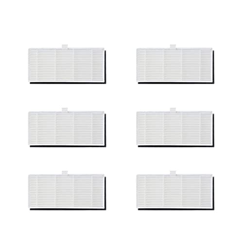 SUPENG Filterzubehör kompatibel mit Xiaomi Lydsto R1 Roboter-Staubsauger Hochwertiger Ersatz for Hepa-Filter-Ersatzteile (Color : 6pcs) von SUPENG