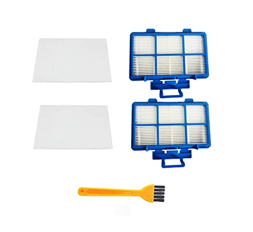 SUPENG Kompatibel mit Philips Vormotor CP0537 HEPA-Abluftfilter CP0538/01 Kompatibel mit PowerGo-Serie FC8240 FC8241 FC8246 Ersatz-Staubsauger (Color : 2 Sets) von SUPENG