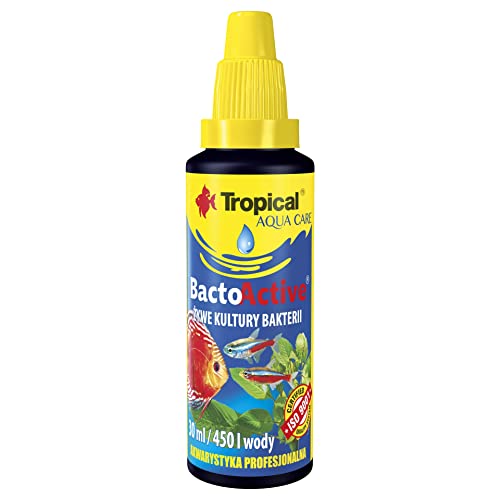 Tropical bacto-Active – Live Kulturen von Bakterien für Süß- und Marine Tanks, Flasche 30 ml von Tropical