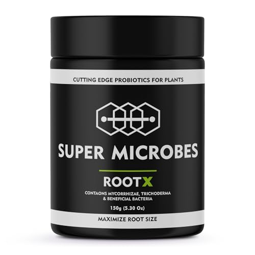 RootX - Premium Bewurzelungspulver für Stecklinge von Grünpflanzen | Speziell formuliert für blühende und knospende Pflanzen | Enthält Mykorrhizapilze, Trichoderma und andere nützliche Bakterien 150GR von SUPER MICROBES