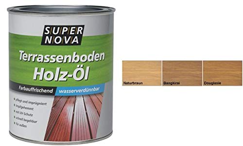 SUPER NOVA Terrassenboden HolzÖl, 750 ml, bangkirai von SUPER NOVA