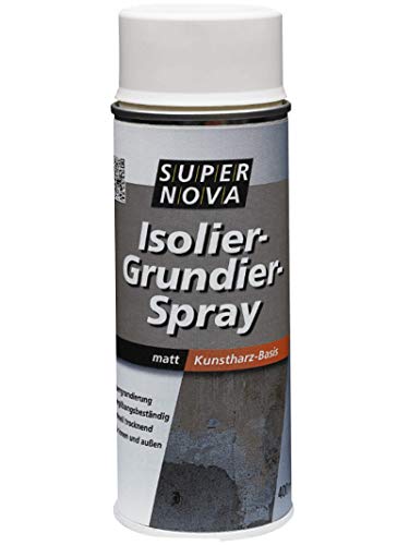 Super Nova 400ml Isolier-Grundier-Spray matt Kunstharz-Basis für innen und außen von SUPER NOVA