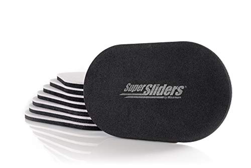 Super Sliders 4705395N Wiederverwendbare Möbelgleiter schnell und einfach bewegt werden, Beige, Reusable XL Furniture Sliders-Pack of 8 von SUPER SLIDERS