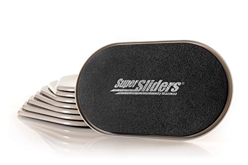 Super Sliders 4716595N Mehrweg-XL Möbelgleiter für schwere Teppiche, beige, 8 Count (Pack of 1) von SUPER SLIDERS