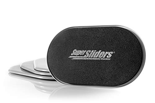 Super Sliders 4744095N Wiederverwendbare XL-Möbelgleiter für Teppiche, schnell und einfach jeden Gegenstand, grau, 4 Stück (1 Stück) von SUPER SLIDERS