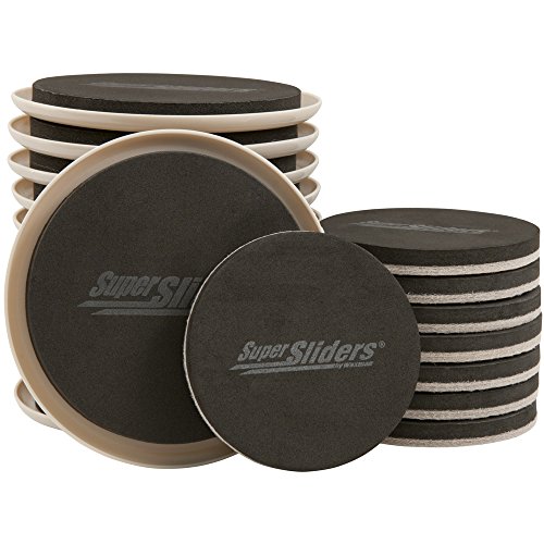 SuperSliders Furniture Moving Kit (20 Piece) for Carpeted and Hard Floor Surfaces von SUPER SLIDERS