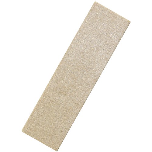 supersliders wiederverwendbar Filz Möbelgleiter für harte Oberflächen (4 Stück) – 2–1/5,1 cm X 9, Rechteck supersliders, beige, 4703795N von SUPER SLIDERS