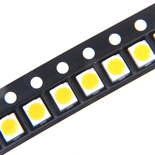 PLCC 2 Oberflächenmontage-LEDs 1 × 50 Stück/Set SMD LEDs Dioden-Lichter Supertool Oberflächenmontage-LED für HDTV, Flachbildfernseher Zubehör und Desktop-PC, mehrfarbig, weiß von SUPER TOOL