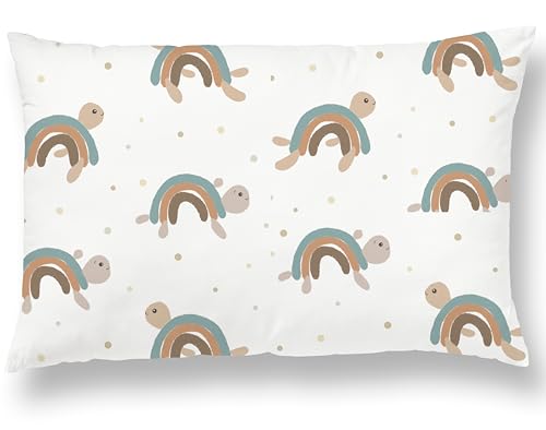 SUPERBE BEBE Kinderkissen Mit Kopfkissenbezug Baumwolle - Kissen für Kinder 1 bis 3 Jahre Größe 33x45cm - Weiches Kissen Hypoallergen Maschinenwaschbar Ideal Fürs Bett oder Auf Reisen EIN Nickerchen von SUPERBE BEBE