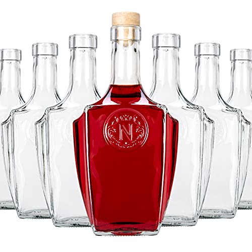 Glasflaschen 500ml - Weinflaschen Leer 50 Stücke - Glasflasche Bonaparte - Flaschen zum Befüllen - Glass bottle Mit Korken von SUPERBUTELKI.PL