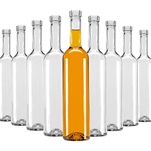 SUPERBUTELKI.PL Glasflasche 500ml Futura - Flaschen zum Befüllen 50 Stück - Likörflaschen - Flasche Weinflaschen Leer - Glasflaschen - Deko Flaschen - Perfekt für Tinkturen von SUPERBUTELKI.PL