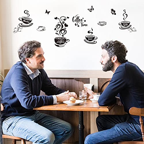 SUPERDANT Kaffee Wandaufkleber Koffein Wandsticker Coffeeshop Wandtattoo Kaffe Bar Vinyl Wandsticker Koffein Wandtattoo Kaffeetassen DIY Wanddekor Für Küche Kaffe Bar Kaffee Shop 50x30cm SUPERDANT Kaffee Wandaufkleber Koffein Wandsticker Coffeeshop Wandtattoo Kaffe Bar Vinyl Wandsticker Koffein Wandtattoo Kaffeetassen DIY Wanddekor Für Küche Kaffe Bar Kaffee Shop 50x30cm von SUPERDANT