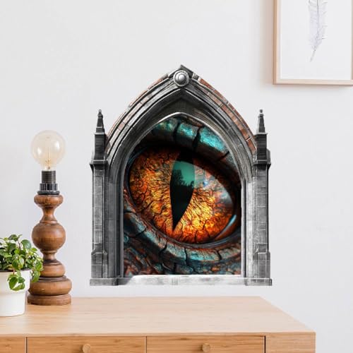 SUPERDANT 3D Drachenaugen Wandsticker Drachen Wandaufkleber Fenster Vinyl Wandsticker Kinderzimmer Wandtattoo Selbstklebende Aufkleber Für Schlafzimmer Klassenzimmer Wohnzimmer Drachenliebhaber SUPERDANT 3D Drachenaugen Wandsticker Drachen Wandaufkleber Fenster Vinyl Wandsticker Kinderzimmer Wandtattoo Selbstklebende Aufkleber Für Schlafzimmer Klassenzimmer Wohnzimmer Drachenliebhaber von SUPERDANT