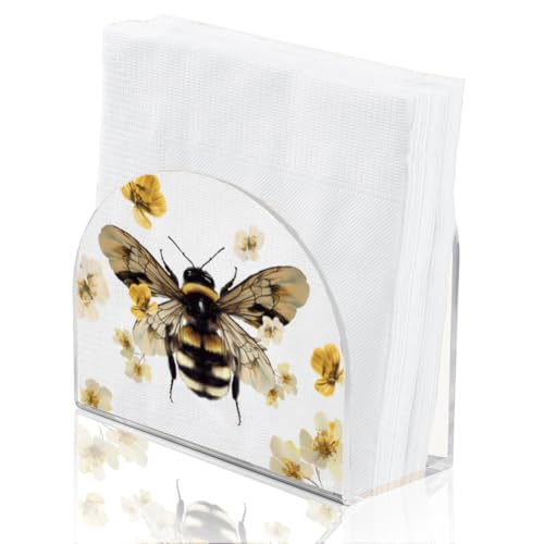 SUPERDANT Bienen Und Blumen erviettenhalter Bienen Acryl Serviettenhalter Cocktail Servietten Halter Papierhandtuchhalter Für Küche Esstisch Arbeitsplatte Outdoor Cocktail Serviettenhalter SUPERDANT Bienen Und Blumen erviettenhalter Bienen Acryl Serviettenhalter Cocktail Servietten Halter Papierhandtuchhalter Für Küche Esstisch Arbeitsplatte Outdoor Cocktail Serviettenhalter von SUPERDANT