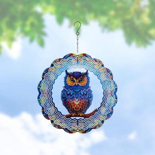 SUPERDANT Eulen Windspinner Aus Edelstahl Zum Aufhängen Kinetische Skulptur Kunst Für Den Garten Für Den Innen Und Außenbereich Weihnachtsschmuck Geschenke Für Frauen Mütter Omas 3cm/30in SUPERDANT Eulen Windspinner Aus Edelstahl Zum Aufhängen Kinetische Skulptur Kunst Für Den Garten Für Den Innen Und Außenbereich Weihnachtsschmuck Geschenke Für Frauen Mütter Omas 3cm/30in von SUPERDANT