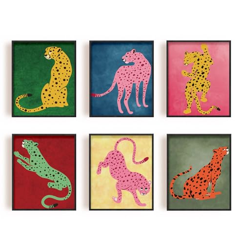 SUPERDANT Geparden Kunstposter Bunte Tiere Leinwanddrucke Poster Moderne Ästhetik Wandposter Wandkunstdrucke Für Adrett Eingerichtete Zimmer Schlafzimmer Wohnzimmer Dekoration Ungerahmt 6er Set SUPERDANT Geparden Kunstposter Bunte Tiere Leinwanddrucke Poster Moderne Ästhetik Wandposter Wandkunstdrucke Für Adrett Eingerichtete Zimmer Schlafzimmer Wohnzimmer Dekoration Ungerahmt 6er Set von SUPERDANT