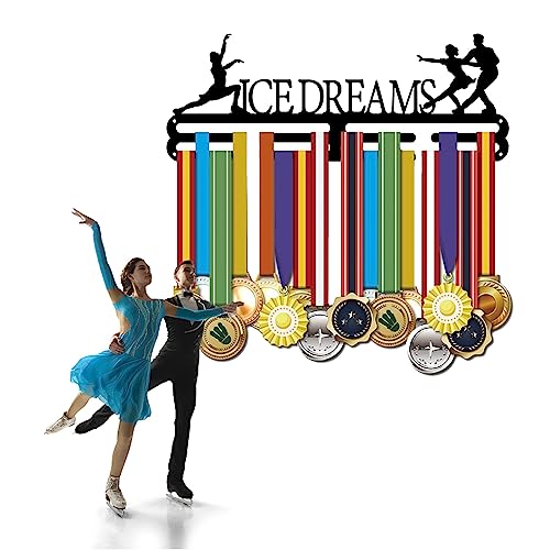 SUPERDANT Medaillen Aufbewahrung Eislaufen Medaillenhalter Schwarz Eisen Wandhaken Für Wettkampf Kunstlaufen Medaillen Halter Wandbehang 40x15cm Geschenke für Sportler Kinder SUPERDANT Medaillen Aufbewahrung Eislaufen Medaillenhalter Schwarz Eisen Wandhaken Für Wettkampf Kunstlaufen Medaillen Halter Wandbehang 40x15cm Geschenke für Sportler Kinder von SUPERDANT