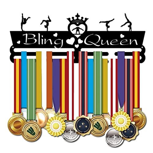 SUPERDANT Medaillen Aufbewahrung Gymnastik Medaillen Halter Motivierendes Wort Bling Queen Wandhaken Schwarzem Eisen Medaillenhalter Für Wettbewerb Medaillen Aufhänger Geschenke für Sportler Kinder SUPERDANT Medaillen Aufbewahrung Gymnastik Medaillen Halter Motivierendes Wort Bling Queen Wandhaken Schwarzem Eisen Medaillenhalter Für Wettbewerb Medaillen Aufhänger Geschenke für Sportler Kinder von SUPERDANT