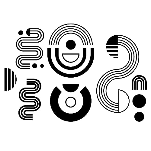 SUPERDANT Minimalistische Boho Wandtattoo Gewölbte Schwarze Geometrische Wandsticker Und Wandbilder Vinyl Wandsticker Für Schlafzimmer Wohnzimmer Büro Vinyl Wandkunstaufkleber SUPERDANT Minimalistische Boho Wandtattoo Gewölbte Schwarze Geometrische Wandsticker Und Wandbilder Vinyl Wandsticker Für Schlafzimmer Wohnzimmer Büro Vinyl Wandkunstaufkleber von SUPERDANT