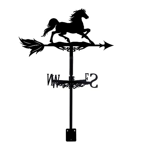 SUPERDANT Pferde Wetterhahn Garten Wetterfahne Windspiel Schmiedeeiserne Weather Vane Dach Richtungsschild Wetterfahnen Outdoor Bauernhaus Weathervane Dekoration Für Bauernhaus Garten Außenbereich Hof SUPERDANT Pferde Wetterhahn Garten Wetterfahne Windspiel Schmiedeeiserne Weather Vane Dach Richtungsschild Wetterfahnen Outdoor Bauernhaus Weathervane Dekoration Für Bauernhaus Garten Außenbereich Hof von SUPERDANT
