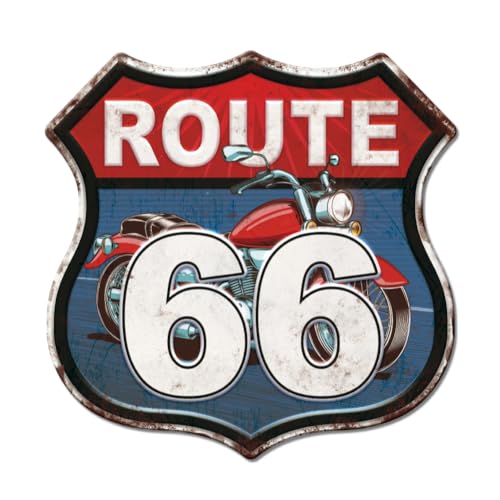 SUPERDANT Route 66 Straße Metall Blechschild Autobahn Vintage Blechschild Retro Motorrad Metall Poster Vintage Metall Blechschild Man Cave Garage Wanddekor Blechschild Für Bars Pub Wanddekor SUPERDANT Route 66 Straße Metall Blechschild Autobahn Vintage Blechschild Retro Motorrad Metall Poster Vintage Metall Blechschild Man Cave Garage Wanddekor Blechschild Für Bars Pub Wanddekor von SUPERDANT
