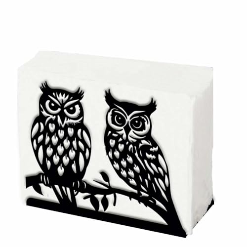 SUPERDANT Serviettenspender In Eulenform Für Tische Serviettenständer Eiserne Eule Servietten Halter Taschentuchspender Küche Esstisch Arbeitsplatte Cocktail Picknick Serviettenhalter Für Kaffeefilter von SUPERDANT