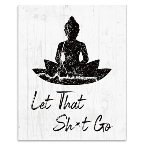 SUPERDANT Wanddrucke Mit Buddha Statue Vintage Wandkunst Poster Wandposter Drucke Für Wände Let That Sh*T Go Poster Für Schlafzimmer Kunstwerke Ästhetische Poster Ungerahmt 28x35cm SUPERDANT Wanddrucke Mit Buddha Statue Vintage Wandkunst Poster Wandposter Drucke Für Wände Let That Sh*T Go Poster Für Schlafzimmer Kunstwerke Ästhetische Poster Ungerahmt 28x35cm von SUPERDANT