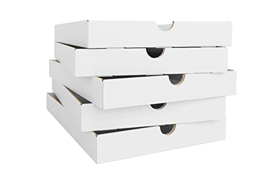 Pappschubladen Kallax Regal für Regaleinsatz – Pappkisten Papierboxen Faltboxen fürs Home Office, Arbeitszimmer, Bastelzimmer 5er Set von SUPERELCH