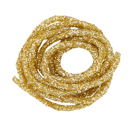 SUPERFINDINGS 1 Stück 10.94 Yard Strassrohr Kordel Glitzer Pailletten Seil PVC Gold Strassrohr Kordel Für Hochzeitskleid Kostüm Applikation DIY Taschen Handwerk SUPERFINDINGS 1 Stück 10.94 Yard Strassrohr Kordel Glitzer Pailletten Seil PVC Gold Strassrohr Kordel Für Hochzeitskleid Kostüm Applikation DIY Taschen Handwerk von SUPERFINDINGS