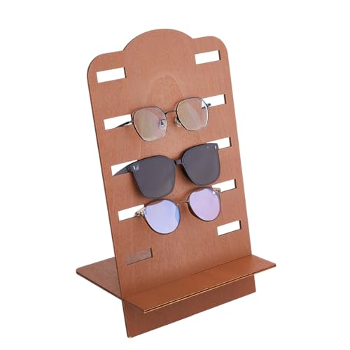 SUPERFINDINGS 1 Stück Holz Brillen Organizer Sonnenbrillen Halter Brillen Display Ständer Tisch Display Rack Set Für Brillen Display Tablett Für Geschäfte Brillenverkauf von SUPERFINDINGS