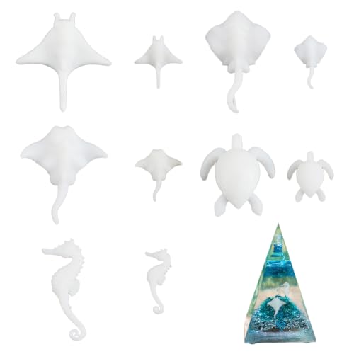 SUPERFINDINGS 10 Stil Mini Harzfüller Fischschildkröte Seepferdchen Formen Miniatur Ozeantierfiguren Mikrolandschaftsdekorationen Für Epoxidformen SUPERFINDINGS 10 Stil Mini Harzfüller Fischschildkröte Seepferdchen Formen Miniatur Ozeantierfiguren Mikrolandschaftsdekorationen Für Epoxidformen von SUPERFINDINGS