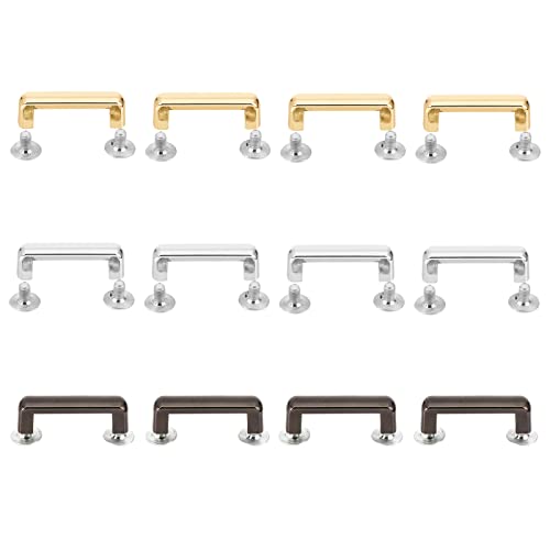 SUPERFINDINGS 12 Set 3 Farben Metalltaschenriemenverbinder Verschluss Taschenaufhängungsverschlüsse Ankerbrückenverschlüsse Kettenriemenverbinder Mit Schrauben Für Lederhandwerk Geldbörsenherstellung SUPERFINDINGS 12 Set 3 Farben Metalltaschenriemenverbinder Verschluss Taschenaufhängungsverschlüsse Ankerbrückenverschlüsse Kettenriemenverbinder Mit Schrauben Für Lederhandwerk Geldbörsenherstellung von SUPERFINDINGS