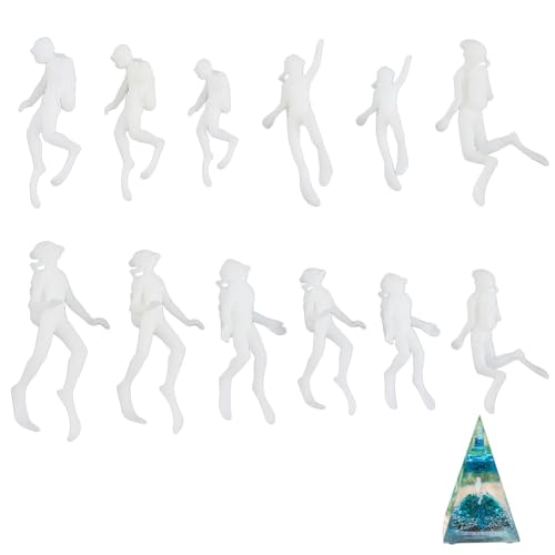 SUPERFINDINGS 12 Stück 12 Stile Taucher Kreaturen Harz Füller Taucher Form Füller Epoxid Ozean Modellierung Taucher Morphologie Weiß Kunststoffformen Für DIY Handgemachte Formen SUPERFINDINGS 12 Stück 12 Stile Taucher Kreaturen Harz Füller Taucher Form Füller Epoxid Ozean Modellierung Taucher Morphologie Weiß Kunststoffformen Für DIY Handgemachte Formen von SUPERFINDINGS