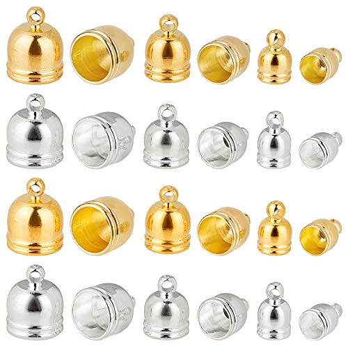 SUPERFINDINGS 120 STÜCKE 9~12mm Golden & Splitter Messing Kabelenden Steckverbinder Perfekte Endkappe Endkappen Fass Für Schnur Perlen Draht Schmuck Handwerk Herstellung SUPERFINDINGS 120 STÜCKE 9~12mm Golden & Splitter Messing Kabelenden Steckverbinder Perfekte Endkappe Endkappen Fass Für Schnur Perlen Draht Schmuck Handwerk Herstellung von SUPERFINDINGS