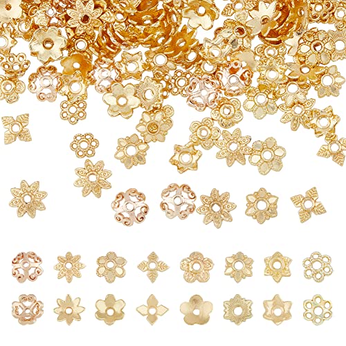 SUPERFINDINGS 160 St¨¹cke 8 Stil Blume Perlenkappe Echte 18 Karat Vergoldete Blumen Endkappe Multi Bl¨¹tenblatt Filigrane Becherform Perle Goldene Zwischenperlen Im Tibetischen Stil Loch: 1.2~1.8 mm SUPERFINDINGS 160 St¨¹cke 8 Stil Blume Perlenkappe Echte 18 Karat Vergoldete Blumen Endkappe Multi Bl¨¹tenblatt Filigrane Becherform Perle Goldene Zwischenperlen Im Tibetischen Stil Loch: 1.2~1.8 mm von SUPERFINDINGS