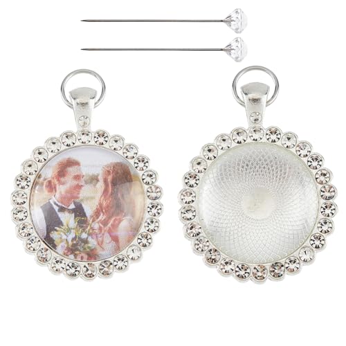 SUPERFINDINGS 2 STÜCK Bouquet Foto Charm Erinnerungsbild Personalisierter Ovaler Charm Hochzeitsstrauß Bilderrahmen Für Hochzeitserinnerung Brautstrauß DIY SUPERFINDINGS 2 STÜCK Bouquet Foto Charm Erinnerungsbild Personalisierter Ovaler Charm Hochzeitsstrauß Bilderrahmen Für Hochzeitserinnerung Brautstrauß DIY von SUPERFINDINGS