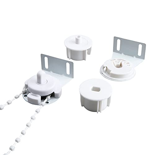 SUPERFINDINGS 2 Sets Kunststoff Rollo Reparatur Set Wei?e Rollo Halterungen Mit Perlenkette Vorhangrollen Zubeh?r F¨¹r Fenster Gardinenstangen SUPERFINDINGS 2 Sets Kunststoff Rollo Reparatur Set Wei?e Rollo Halterungen Mit Perlenkette Vorhangrollen Zubeh?r F¨¹r Fenster Gardinenstangen von SUPERFINDINGS